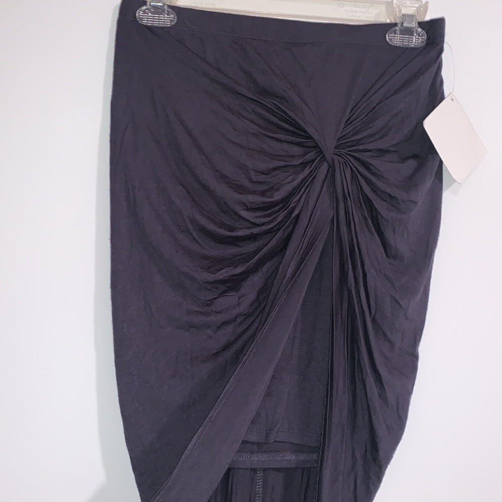 Stella Luce Gray Midi Skirt - Picture 3 of 5